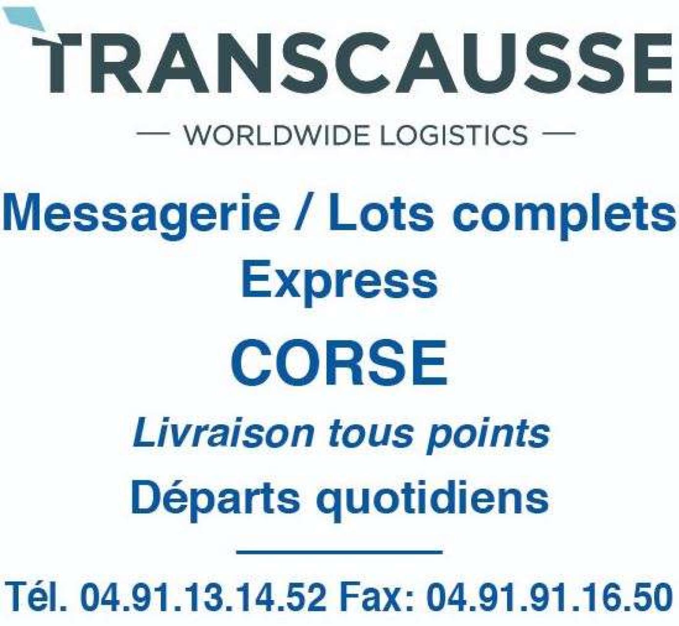 Transcausse Messagerie / Lots complets — annonce Maritime